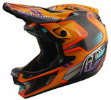 Troy Lee Designs D4 Carbon MIPS Helmet Crest Gold