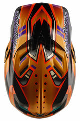 Troy Lee Designs D4 Carbon MIPS Helmet Crest Gold