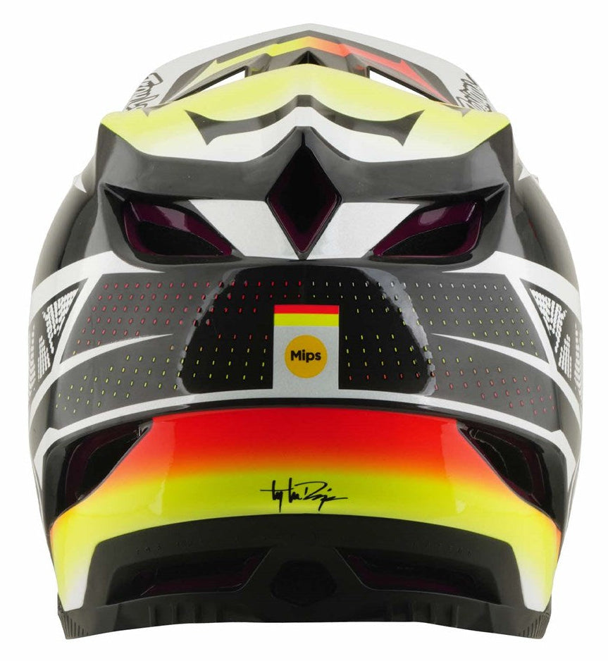 Troy Lee Designs D4 Carbon MTB Helmet MIPS Lined Up Black