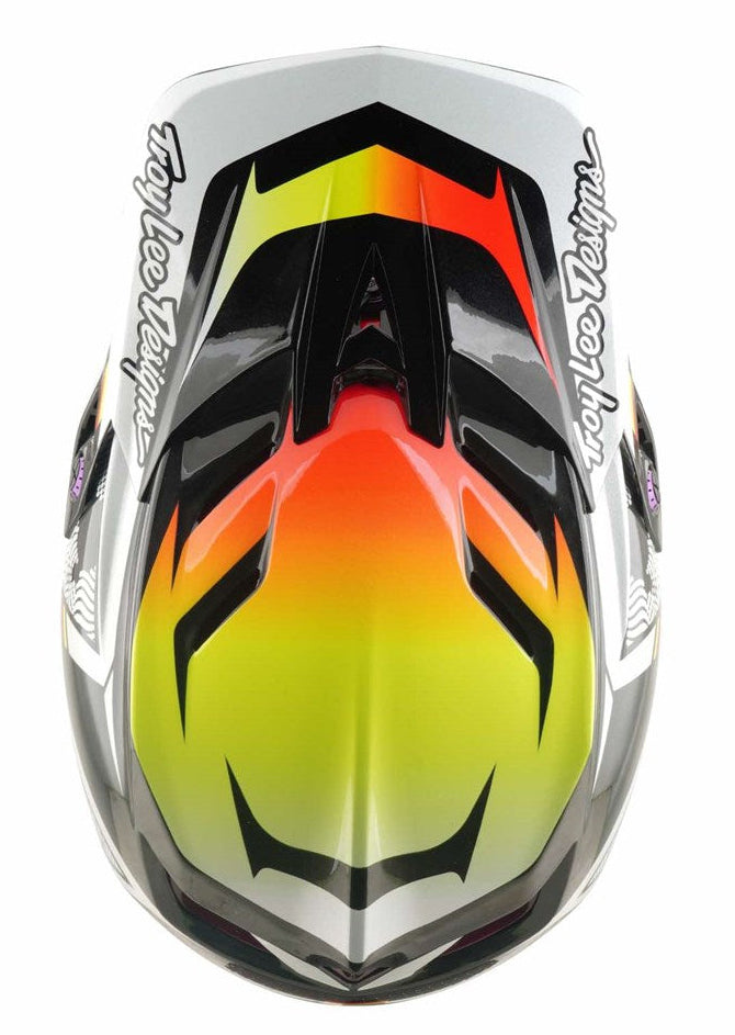 Troy Lee Designs D4 Carbon MTB Helmet MIPS Lined Up Black 
