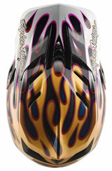 Troy Lee Designs D4 Carbon MIPS Helmet Overspray Gold/Black