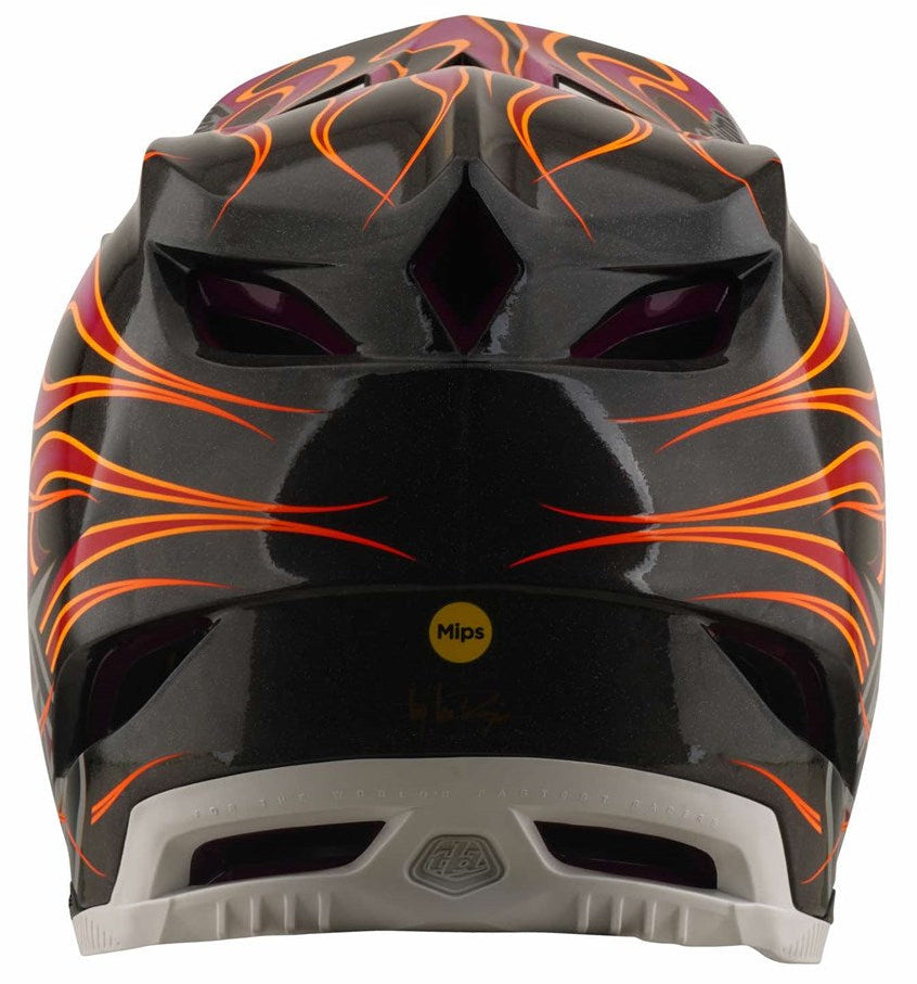 Troy Lee Designs D4 Carbon MIPS Helmet Torched Carbon/Magenta