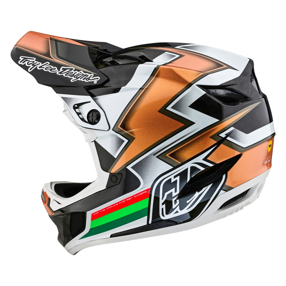 Troy Lee Designs 24.1 D4 CARBON AS HELMET MIPS EVER BLACK / GOLD