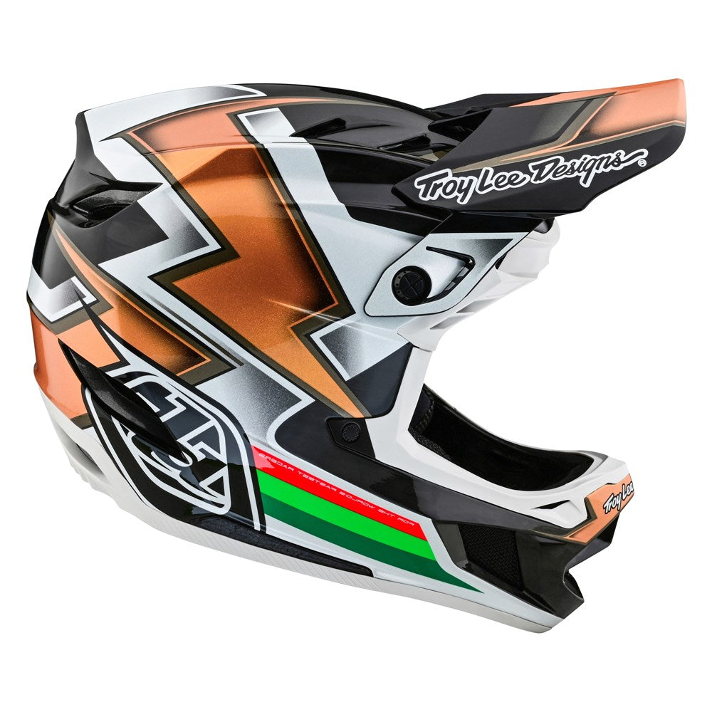 Troy Lee Designs 24.1 D4 CARBON AS HELMET MIPS EVER BLACK / GOLD