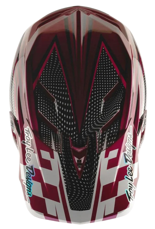 Troy Lee Designs D4 Carbon Helmet MIPS 25.2 SRAM Radioscape Black/Berry