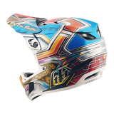 Troy Lee Designs 25.2 D4 CARBON HELMET MIPS LOWRIDER BLUE