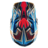 Troy Lee Designs 25.2 D4 CARBON HELMET MIPS LOWRIDER BLUE