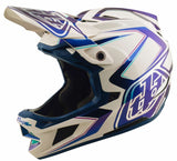 Troy Lee Designs D4 Composite MIPS Helmet Flared White/Indigo