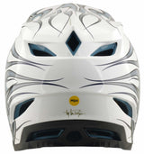 Troy Lee Designs D4 Composite MIPS Helmet Torched White/Silver