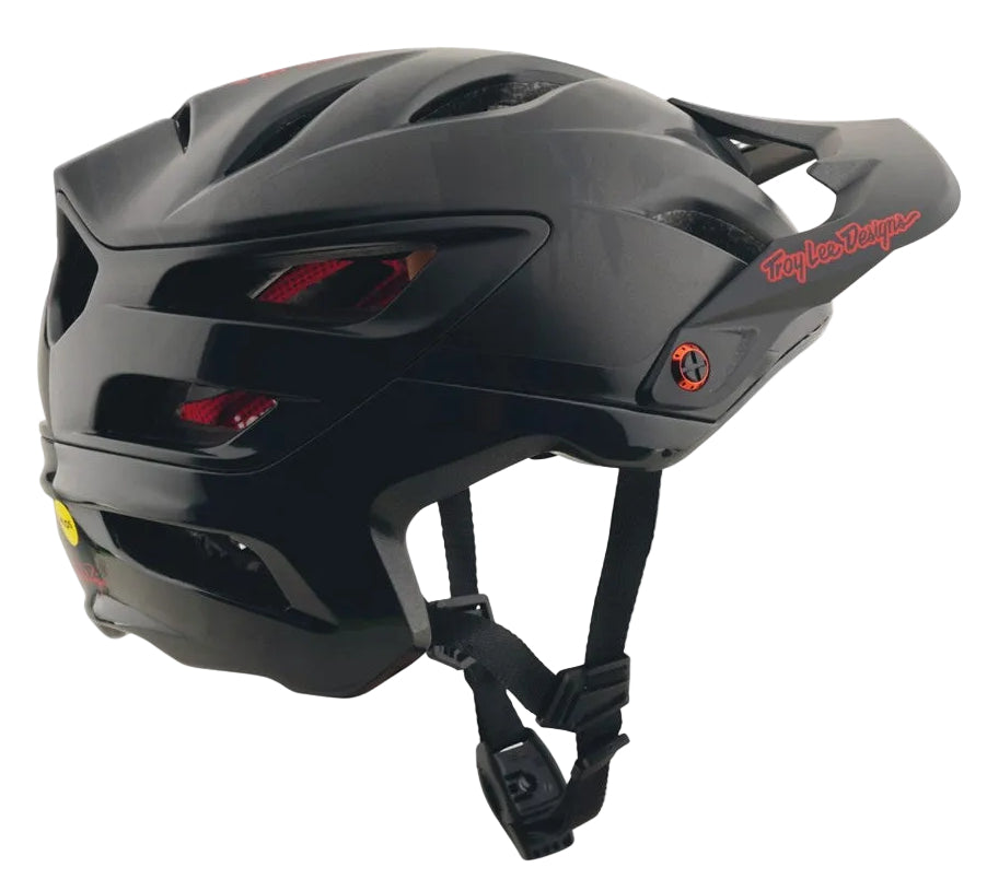 Troy Lee Designs A3 MIPS Helmet 25.2 Halo Alpine Black