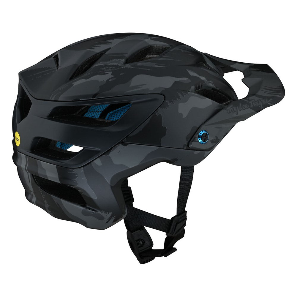 Troy Lee Designs 24.1 A3 MIPS AS Helmet Brushed Camo Blue