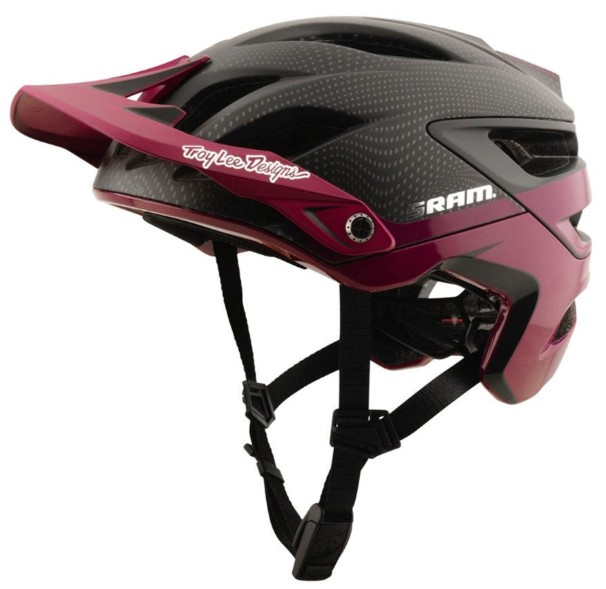 TLD A3 MIPS Helmet 25.2 SRAM Radioscape Black/Berry