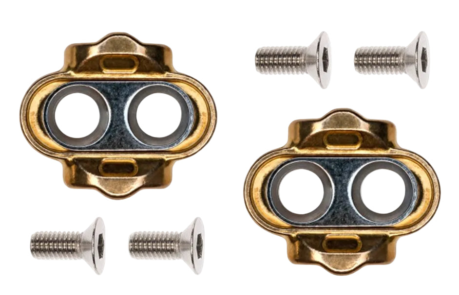 CRANKBROTHERS CLEAT STANDARD ZERO FLOAT CLEATS SILVER 15 RLSE 0 DEG FLOAT