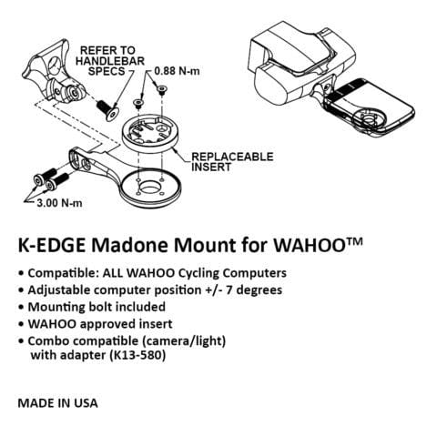 K-Edge Trek Direct Mount For Wahoo (Madone / Emonda Gen 6)