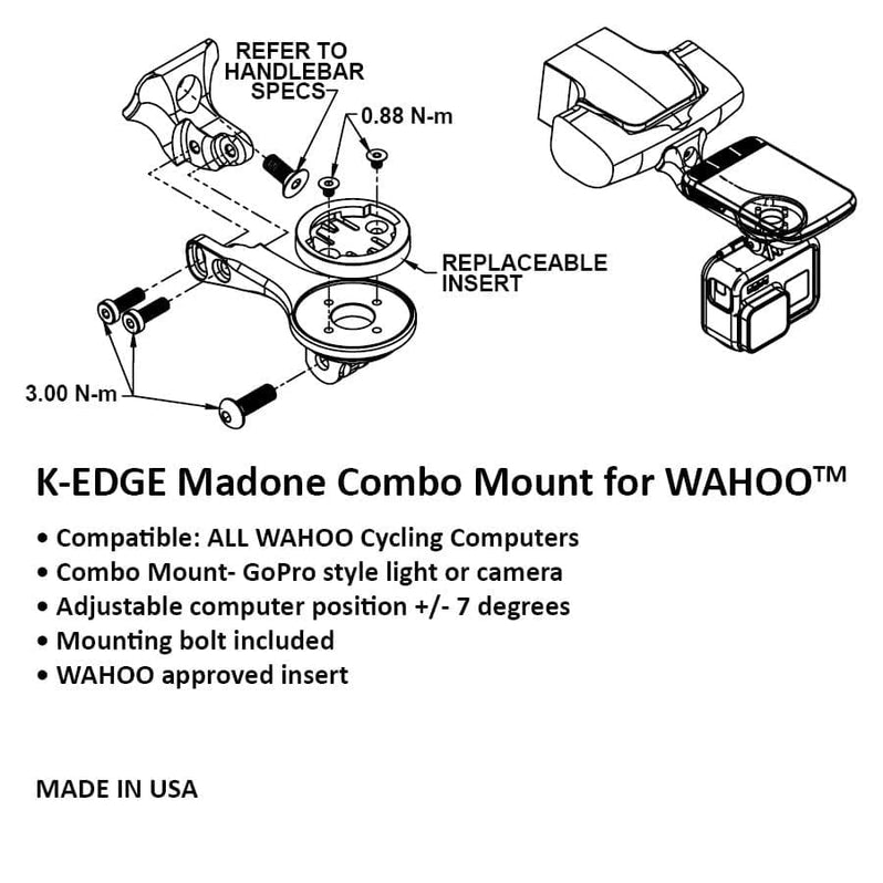 K-Edge Trek Direct Mount For Wahoo (Madone / Emonda Gen 6) - Combo