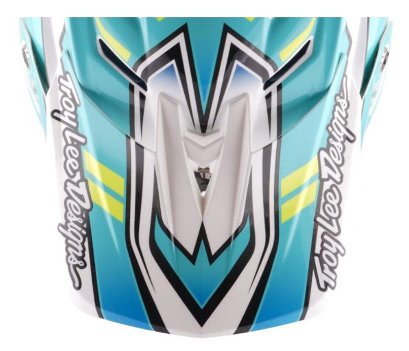 Troy Lee Designs D4 Visor Crest Real Teal 