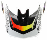 Troy Lee Designs D4 Visor Lined Up Black