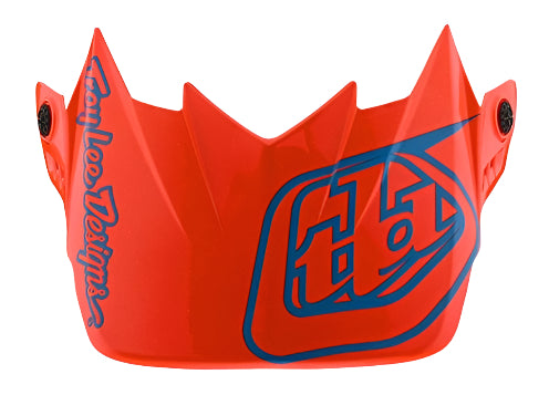 TLD 21 SE4 GP VISOR SILHOUETTE ORANGE / CYAN