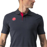 CASTELLI RACE DAY POLO BLACK FRONT