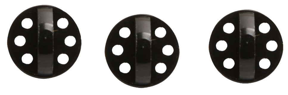 TLD A1/A2 Black Visor Screw Set, 3-Pack