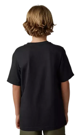 Fox YOUTH UNITY SEE TEE Black BACK FACING MODEL