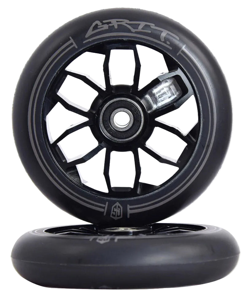 Grit 110mm Black/Black (pair) Wheels