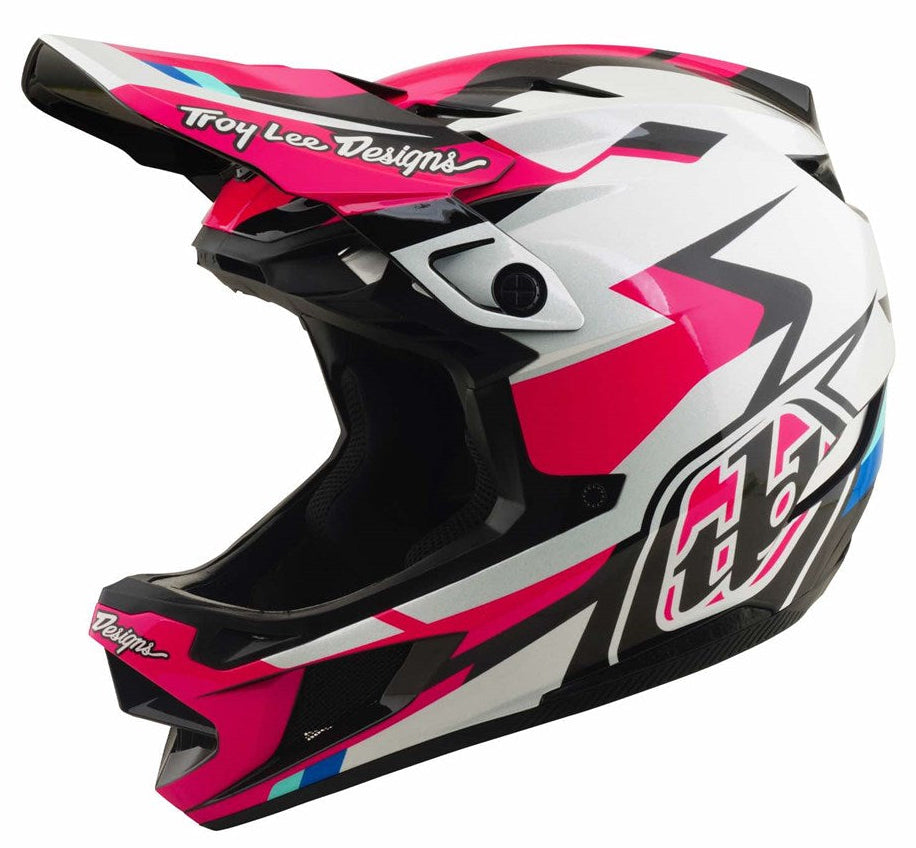 Troy Lee Designs D4 Poly MIPS Helmet Roamer Magenta 