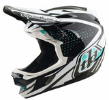 Troy Lee Designs D4 Poly MTB Helmet MIPS The Line Charcoal / White 