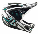 Troy Lee Designs D4 Poly MTB Helmet MIPS The Line Charcoal / White 