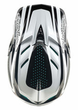Troy Lee Designs D4 Poly MTB Helmet MIPS The Line Charcoal / White
