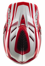 Troy Lee Designs D4 Poly MTB Helmet MIPS The Line Fire / White