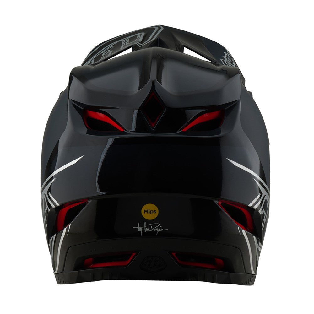 Troy Lee Desgins 26.1 D4 Polyacrylite MIPS Helmet Shadow Black