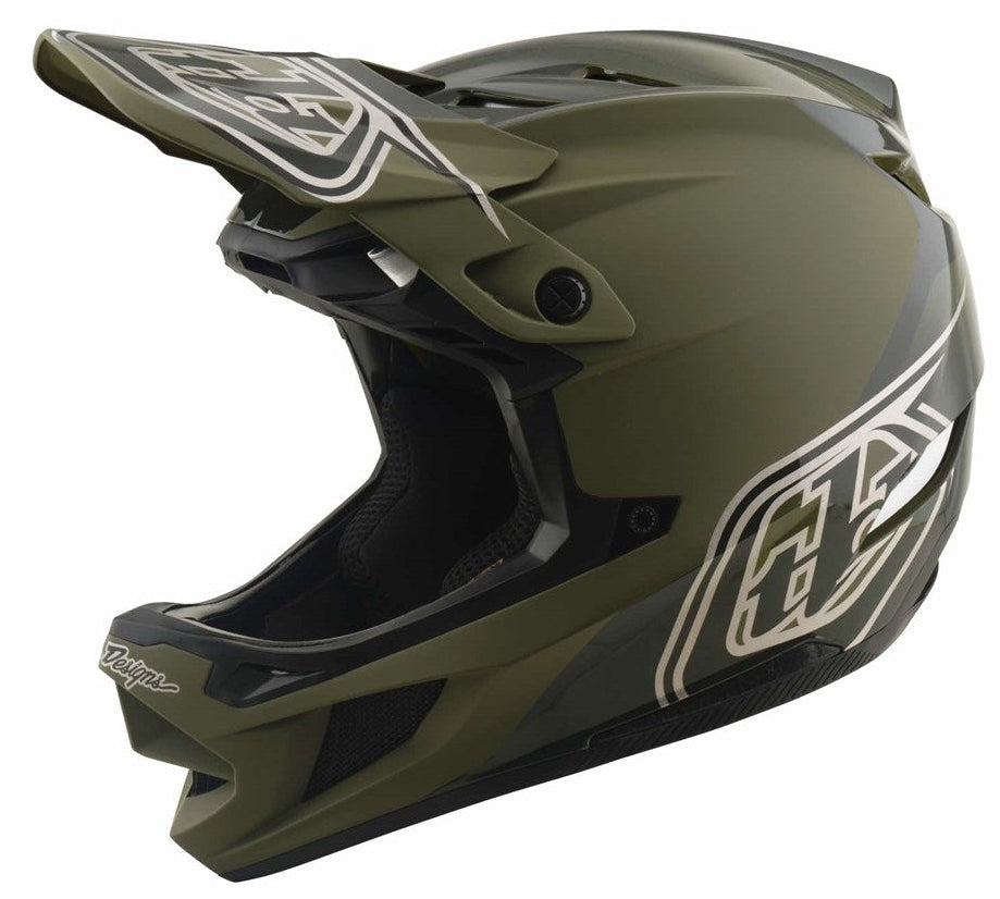 Troy Lee Designs D4 Poly MIPS Helmet Shadow Beetle 