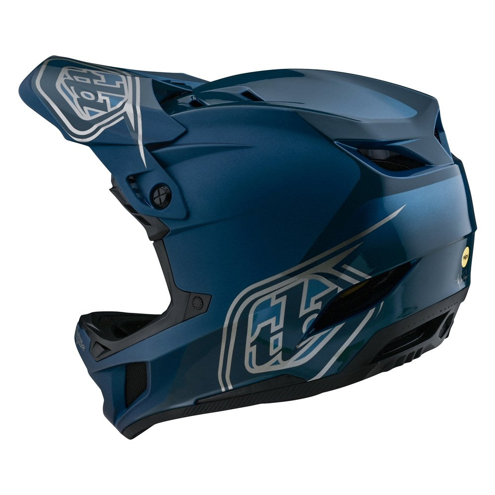 Troy Lee Designs 24.1 D4 POLY AS HELMET SHADOW BLUE