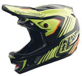 Troy Lee Designs D4 Poly Helmet MIPS Qualifier Black/Yellow 25.2