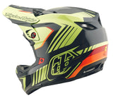 Troy Lee Designs D4 Poly Helmet MIPS Qualifier Black/Yellow 25.2