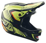 Troy Lee Designs D4 Poly Helmet MIPS Qualifier Black/Yellow 25.2