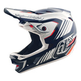 Troy Lee Designs 25.2 D4 POLY MIPS HELMET QUALIFER BLUE / WHITE