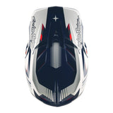 Troy Lee Designs 25.2 D4 POLY MIPS HELMET QUALIFER BLUE / WHITE