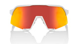 100% S3 - Soft Tact White - HiPER Red  Mirror