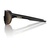 100 Percent S2 Sunglasses - Matte Black/Soft Gold Mirror Lens