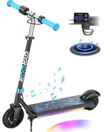 Gyroor H30 Max Kids Electric Scooter with Bluetooth - Blue