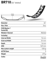 DT Swiss BR710 26" Fatbike 32H Rim