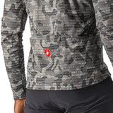CASTELLI UNLIMITED THERMAL JERSEY NICKEL GRAY/DARK GRAY BACK 