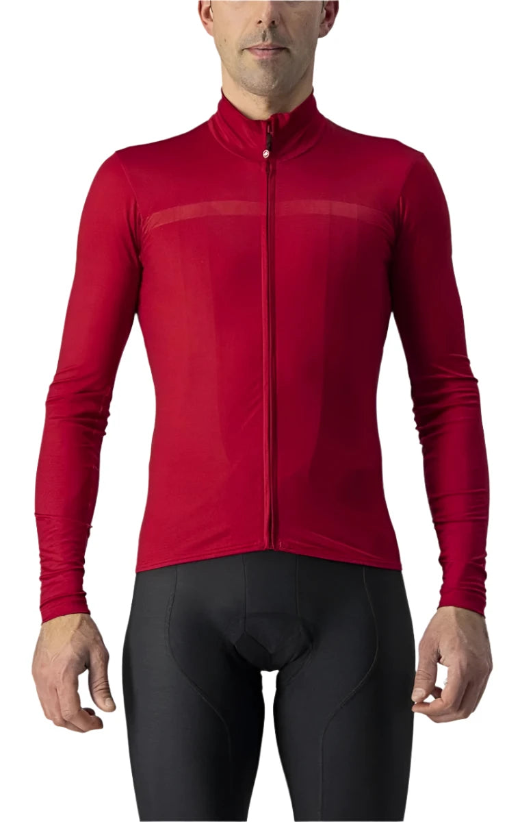 CASTELLI PRO THERMAL MID JERSEY PRO RED FRONT