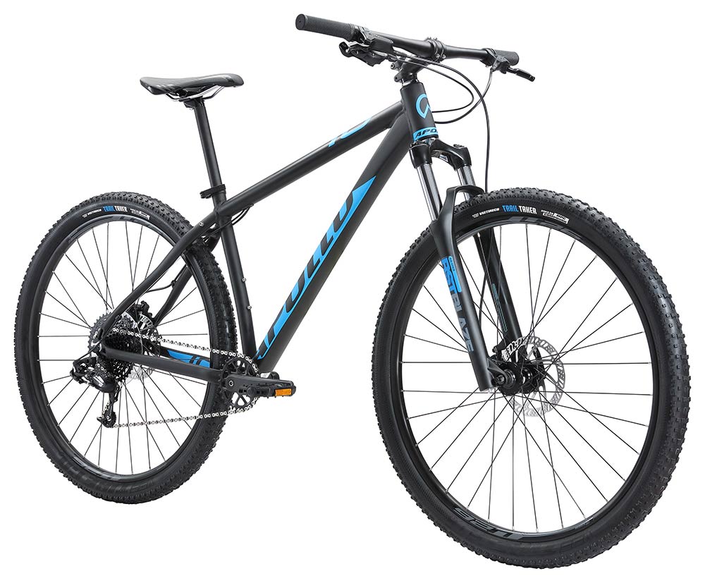 Apollo Comp 10 XC Mountain Bike Matte Black Blue Crooze Australia
