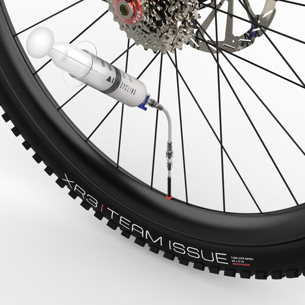 KOM Cycling Tubeless Sealant Injector