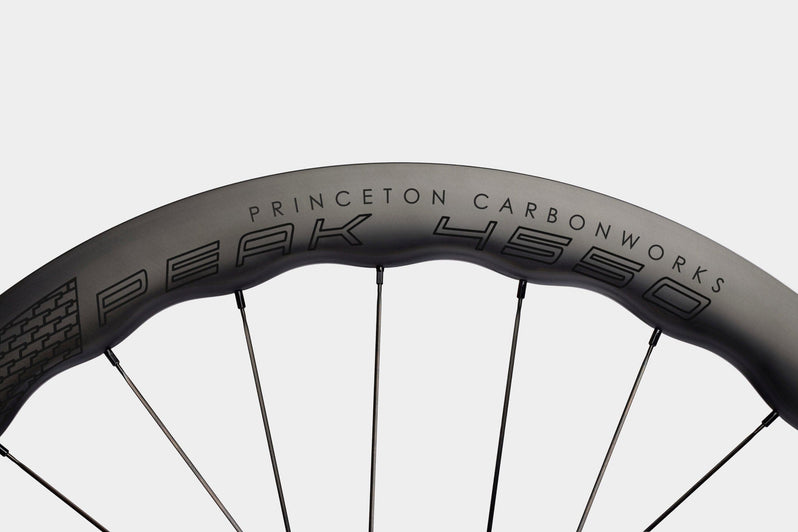 Princeton PEAK Disc Brake White Industries Campagnolo Carbon Wheelset Black
