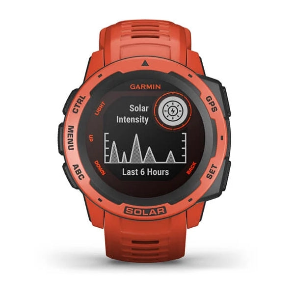 Garmin INSTINCT Solar GPS Watch - Flame Red