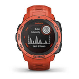 Garmin INSTINCT Solar GPS Watch - Flame Red